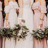 Náramky Team Bride (11 ks) - růžová