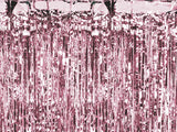 Girlanda závěs růžová 250 x 90 cm