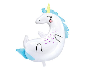 Balónek fóliový unicorn jednorožec (1ks)