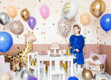 Fóliový balónek Happy Birthday (1 ks) - bílý