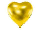 Balónek fóliový Srdce (1 ks) - zlatá