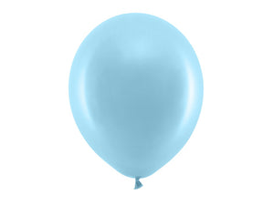 Jednobarevný set balónků modrý (5ks)