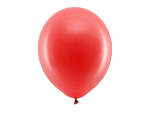 Jednobarevný set balónků červený (5ks)