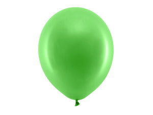 Jednobarevný set balónků zelený (5ks)