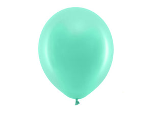 Jednobarevný set balónků zelený mint (5ks)