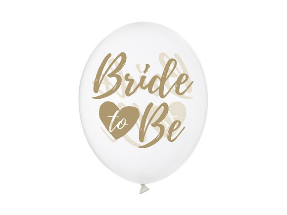 Balónkový set Bride to be (5ks) - průhledné
