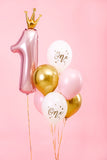 Balónkový set ONE (6 ks) - růžová