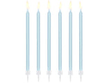 Svíčky na dort modré (12 ks)