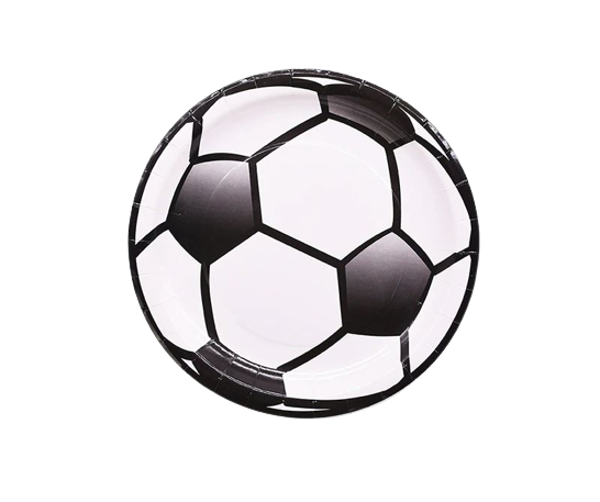 Papírový talíř Fotbalový míč - malý (8 ks)